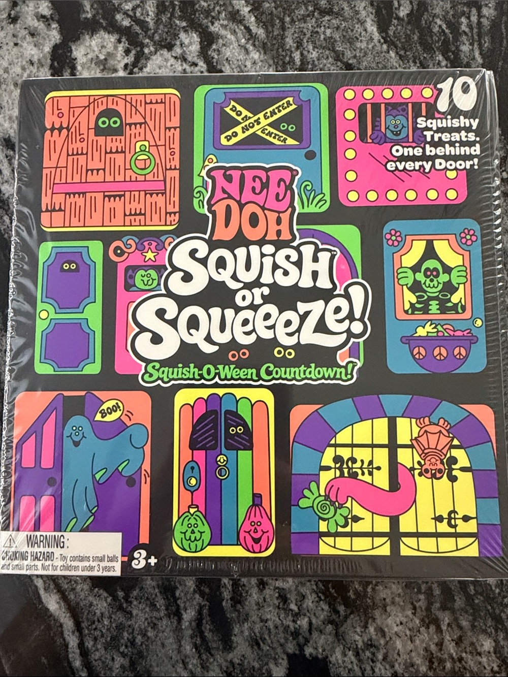 NeeDoh Squish or Squeeze! Squish-O-Ween Countdown